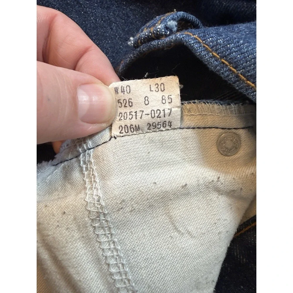 Men's Vintage USA Made Levi's 20517-0217 Orange Tab Bootcut Jeans‎ 40x30